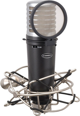 Samson MTR 201A, Großmembran "Studio" Kondensato- Mikrofon, inkl. Koffer, Spinne und Popfilter